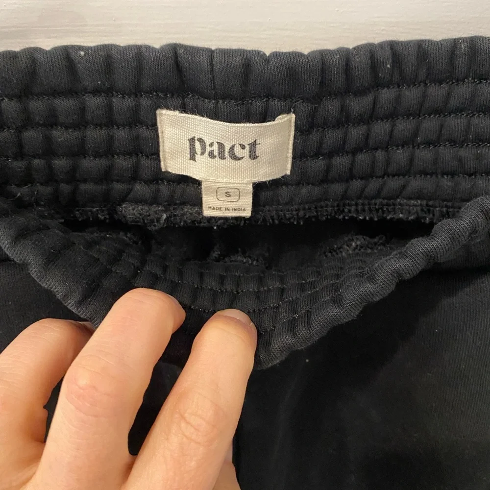 Pact Women's High Waist Black Shorts - Picture 2 of 4
